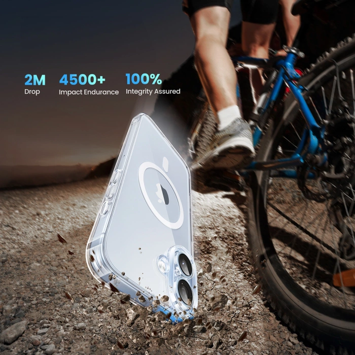 Etui Ugreen Classy Clear Magnetic na iPhone 16 - przezroczyste