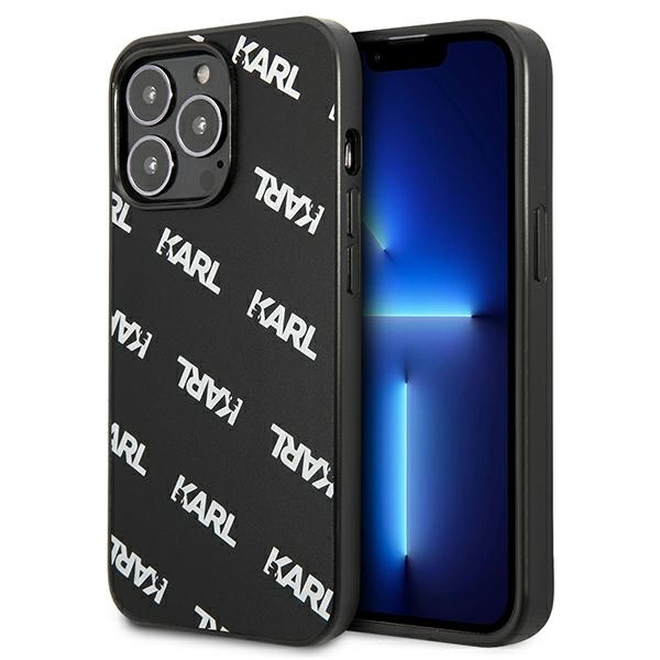Etui KARL LAGERFELD Apple iPhone 13 Pro Allover Czarny Hardcase