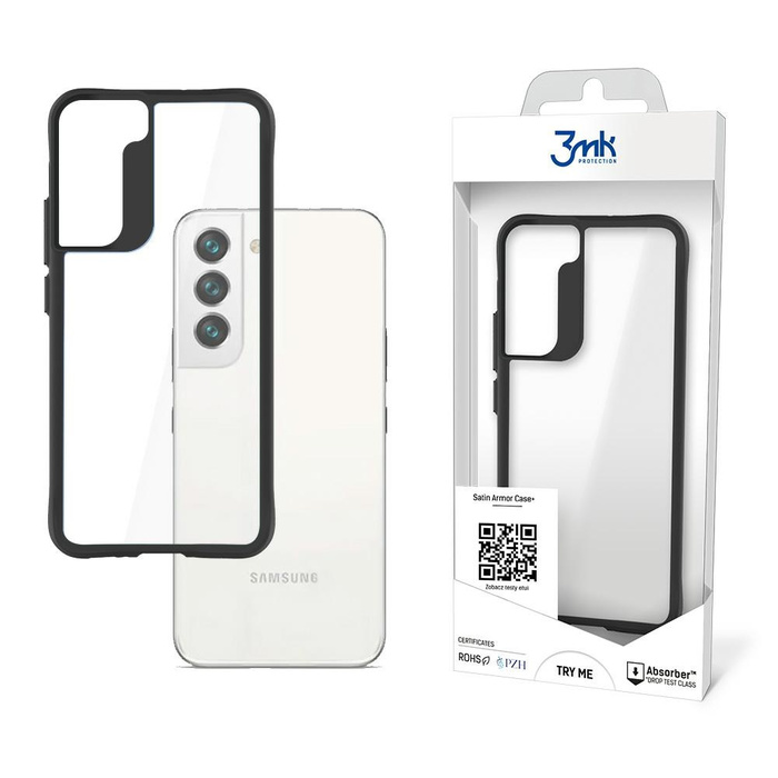 Etui 3MK Samsung Galaxy S22 SatinArmor+ Military Grade Bezbarwny Case