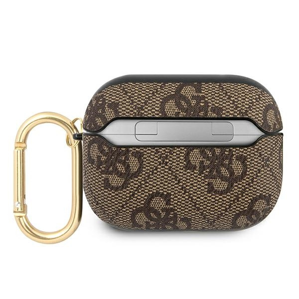 Etui GUESS Apple AirPods Pro 4G Script Metal Collection Brązowy Case