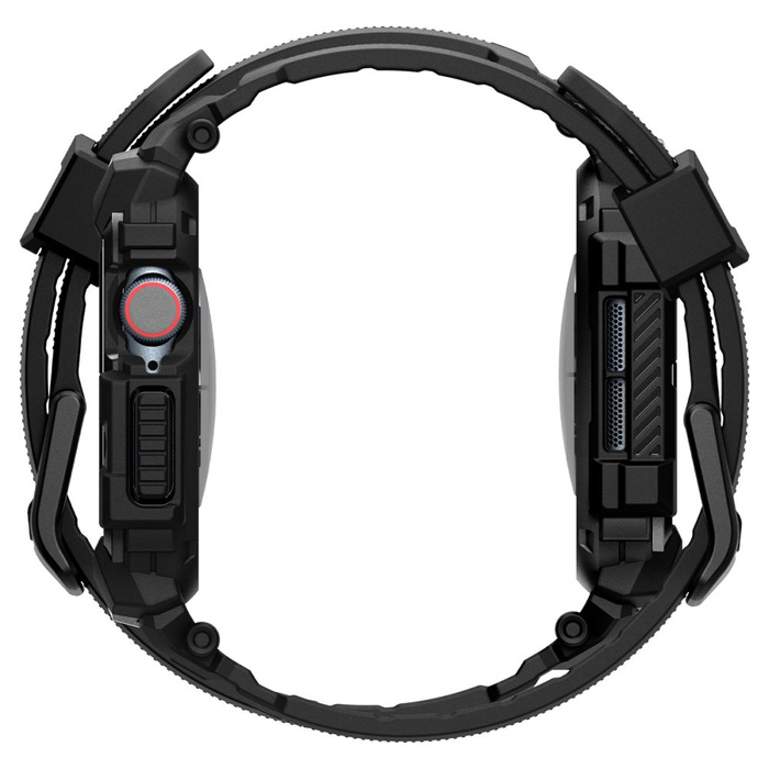ETUI SPIGEN RUGGED ARMOR ”PRO” APPLE WATCH 10 (46 MM) MATTE BLACK