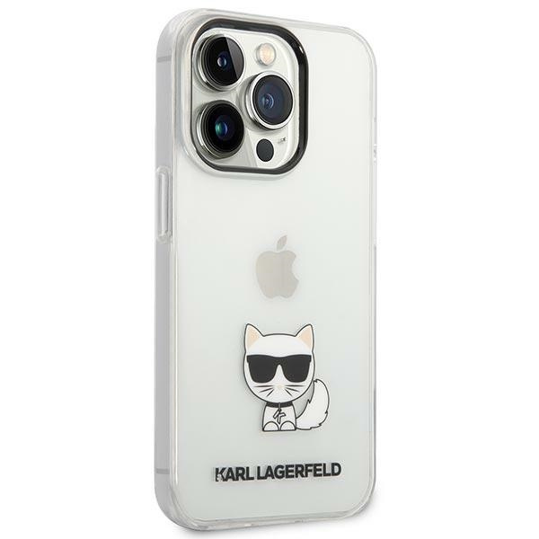 Etui KARL LAGERFELD Apple iPhone 14 Pro Max Choupette Body Bezbarwny Hardcase