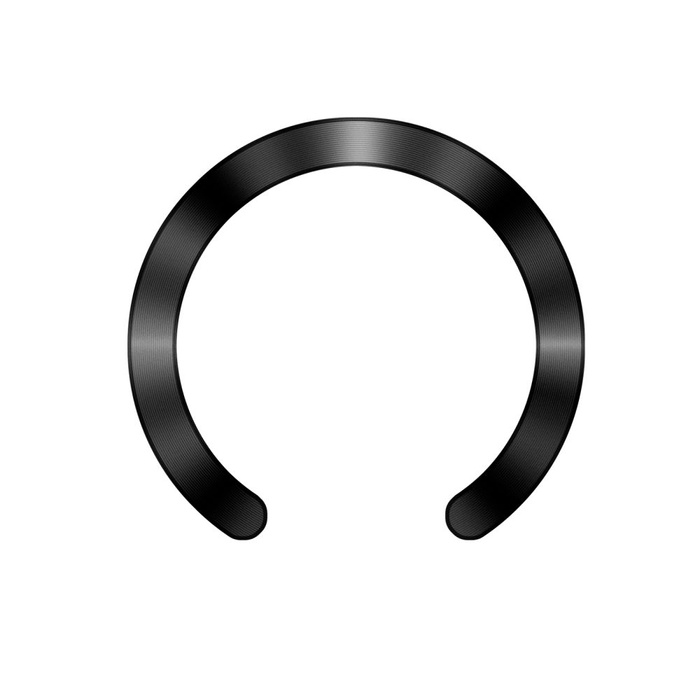 TECH-PROTECT MMP-210 MAGNETIC MAGSAFE RING 2-PACK BLACK & COSMIC ORANGE