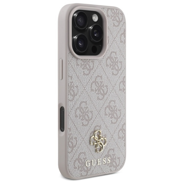Guess GUHMP16XP4SM4MP iPhone 16 Pro Max   6.9" różowy/pink hardcase 4G Small Classic MagSafe