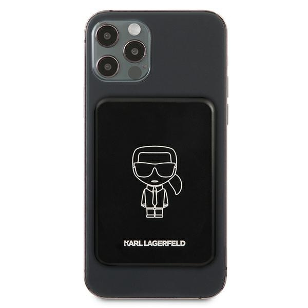 Powerbank Indukcyjny KARL LAGERFELD 3000mAh MagSafe Czarny
