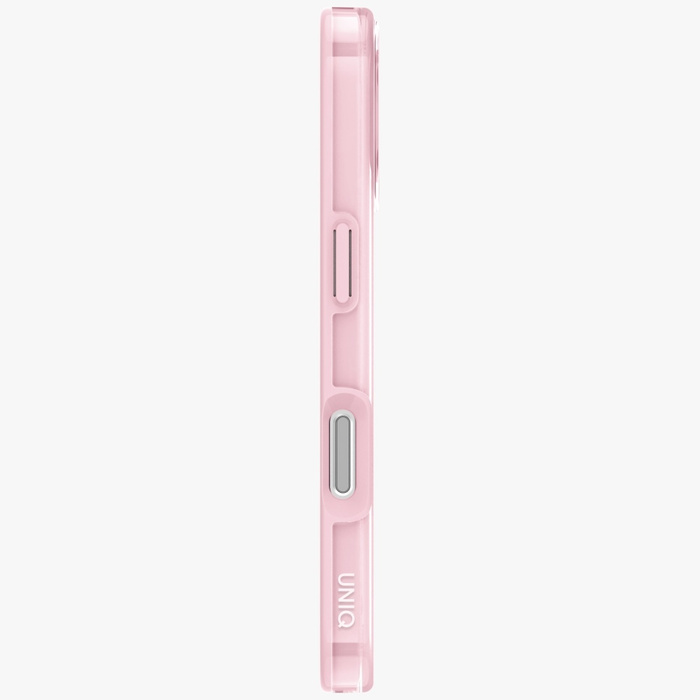 Etui UNIQ Clario do iPhone 17 Magclick   Charging różowy