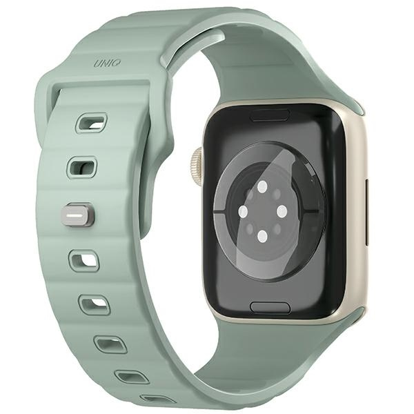 Pasek UNIQ pasek Stride Apple atch Series1/2/3/4/5/6/7/8/9/SE/SE2 38/40/41mm FKM Rubber Strap miętowy/iceplant green