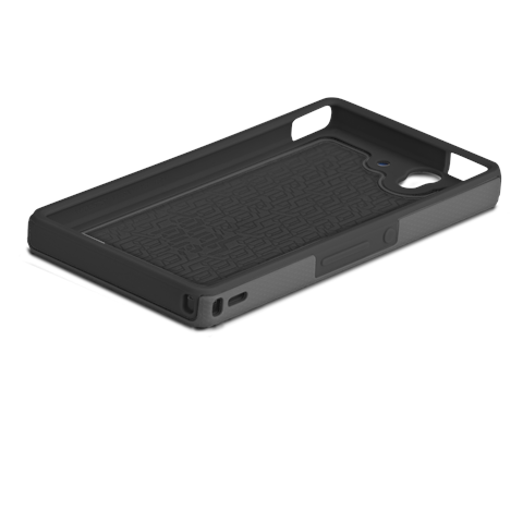 Etui Sony Xperia Z Case-Mate Hybrid Tough Czarny Futerał + Folia