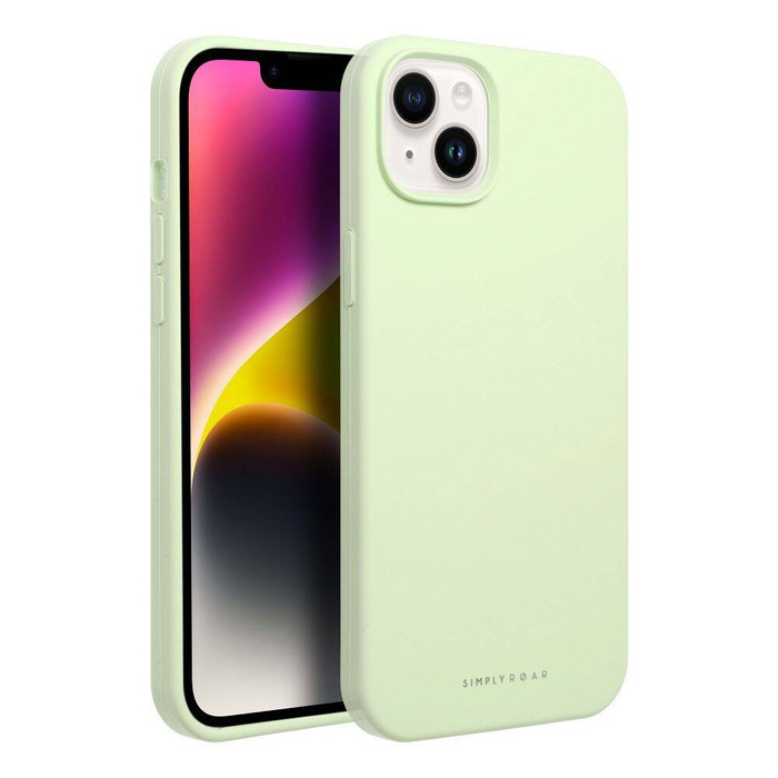Futerał Roar Cloud-Skin - do iPhone 14 Jasnozielony