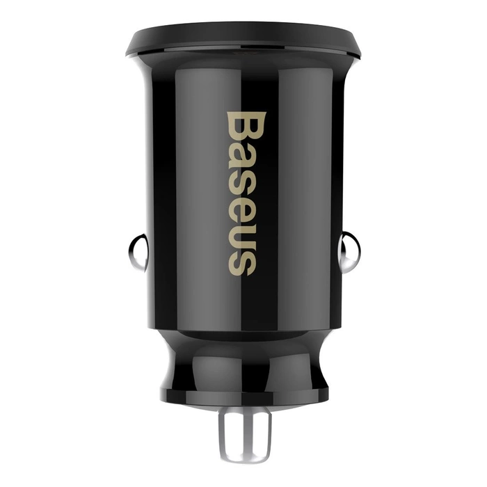 Mini ładowarka Baseus Grain Car Charger CCALL-ML01 samochodowa 2x USB-A 3.1A - czarna