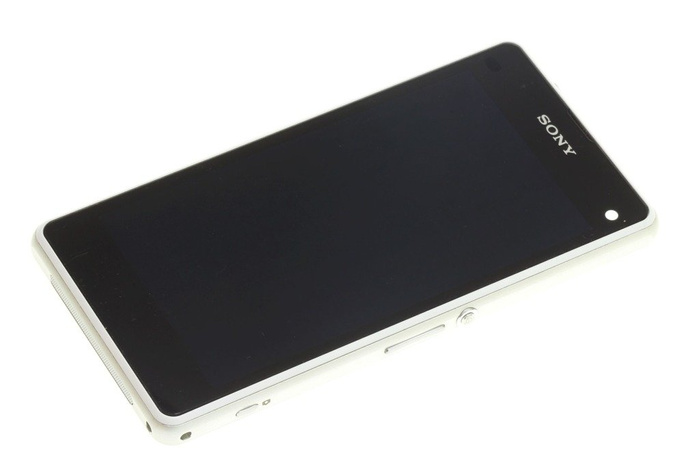 WYŚWIETLACZ SONY Xperia Z1 Compact Grade B Srebrny Z Wadą Oryginal Dotyk