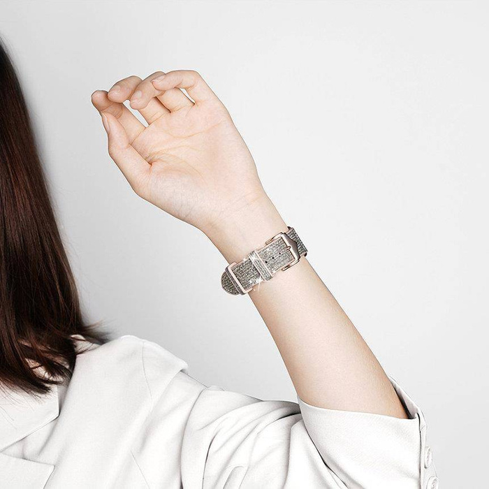 Dux Ducis Strap pasek do Watch 7 / 6 / 5 / 4 / 3 / 2 / SE (41 / 40 / 38mm) opaska bransoleta bransoletka niebieski (Sparkle Version)