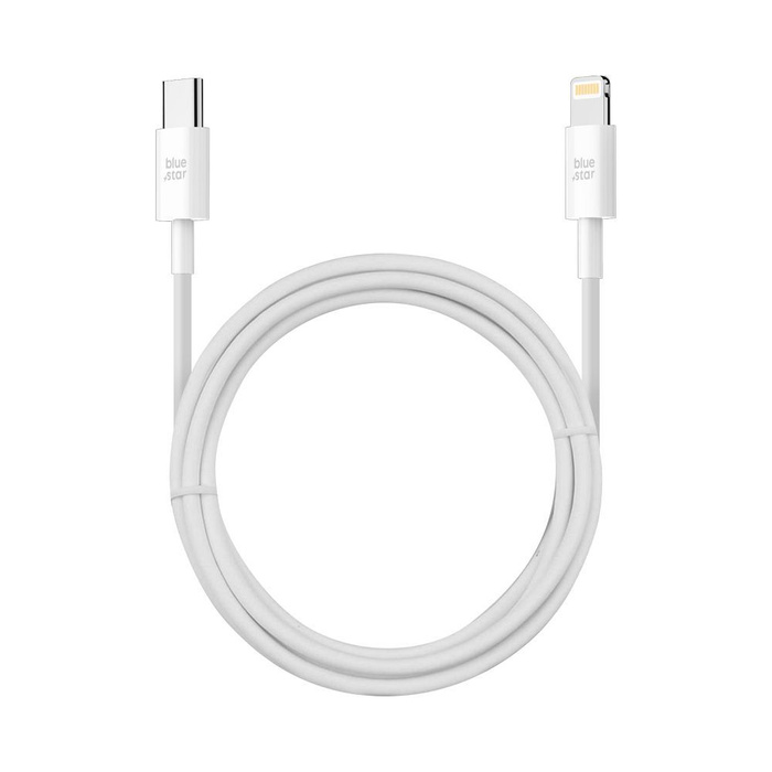 Kabel USB C do Lightning Blue Star 2A 12W 1 m QC3.0 PA-X12 biały