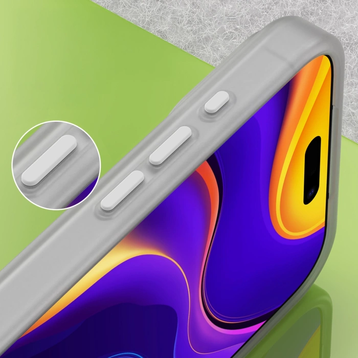 Etui Magnetic iPhone 17 Pro Max Abrasive MagSafe Matowe Białe