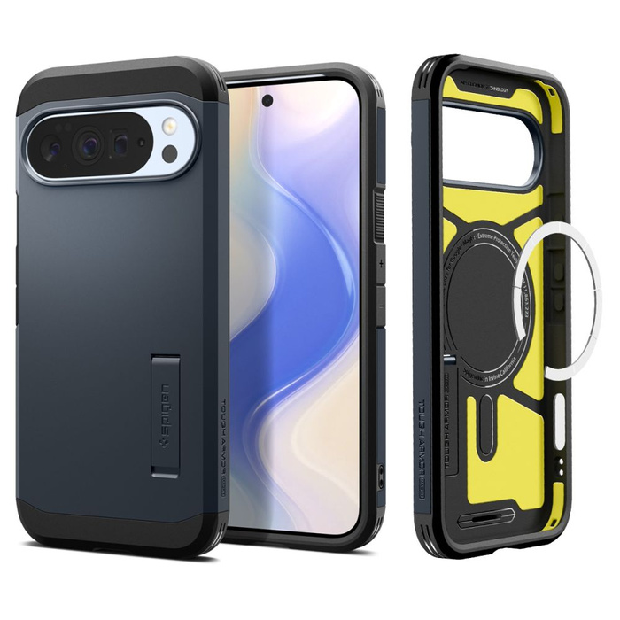 ETUI SPIGEN GOOGLE PIXEL 10 PRO XL TOUGH ARMOR MAG MAGSAFE METAL SLATE