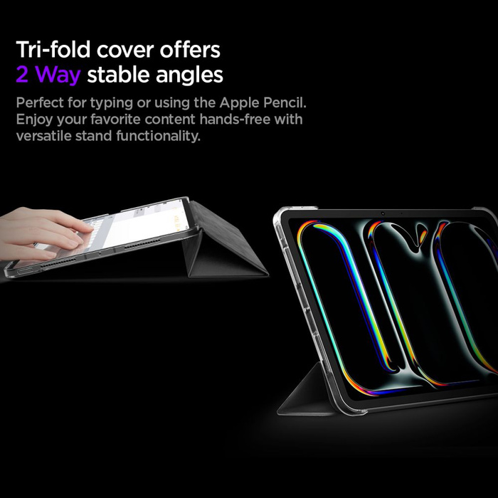 SPIGEN LIQUID AIR FOLIO IPAD PRO 11” 5 / 6 2024-2025 BLACK
