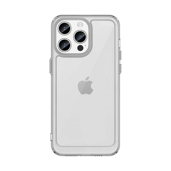 Etui Wzmocnione etui z elastyczną ramką do iPhone 15 Pro Outer Space - przezroczyste Case