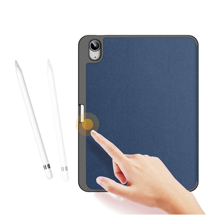 Dux Ducis Domo etui iPad 10.9'' 2022 (10 gen.) pokrowiec z miejscem na rysik Apple Pencil smart cover podstawka niebieskie