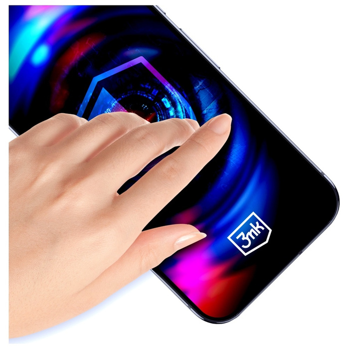 Szkło hartowane 3MK HardGlass Max        Privacy z aplikatorem do Apple iPhone 16 Pro/17