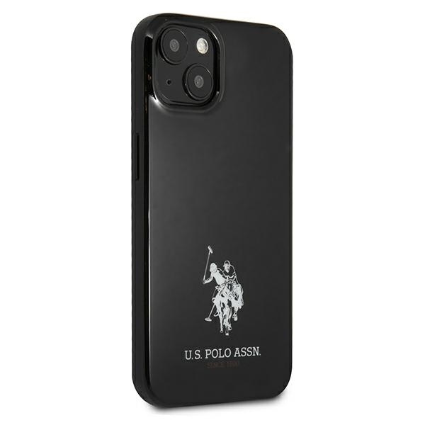 Etui US POLO Apple iPhone 13 Mini Horses Logo Czarny Hardcase