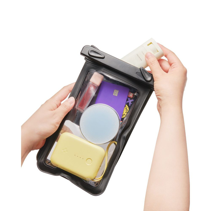 ETUI WODOODPORNE SPIGEN A603 UNIWERSALNE WATERPROOF CASE CZARNE