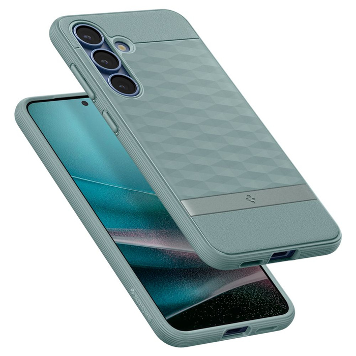 ETUI SPIGEN SAMSUNG GALAXY S25+ PARALLAX MAG MAGSAFE SAGE GREEN