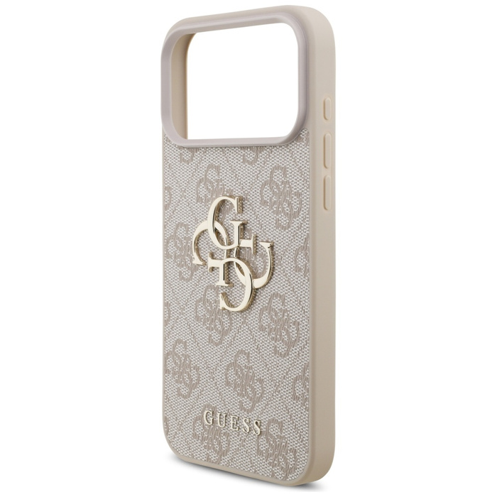 Etui Guess 4G Strap 4G Classic Logo do   iPhone 17 Pro Max różowy