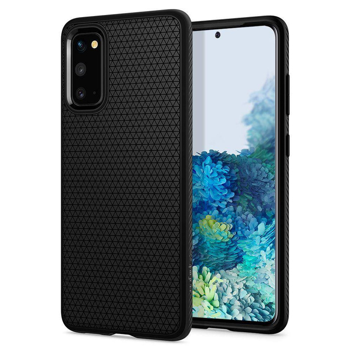 Etui SPIGEN Samsung Galaxy S20 Liquid Air Matte Black Czarne Case