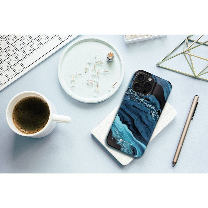 Etui na iPhone 16 Forcell F-Protect Mirage zgodny z MagSafe Military Drop-Test deep sea