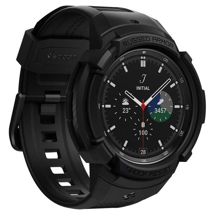 SPIGEN Galaxy Watch 4 Classic 46 MM Rugged Armor ”pro” Matte Black Pasek 
