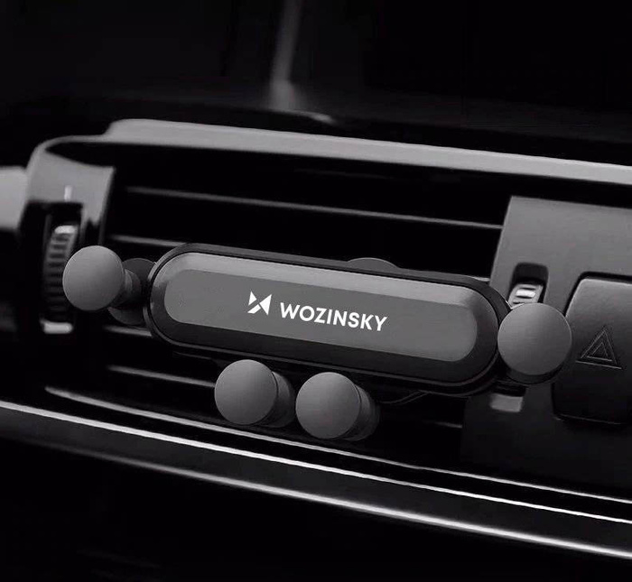Wozinsky Gravity Car Mount grawitacyjny uchwyt samochodowy na kratkę wentylacyjną nawiew czarny (WCH-05)