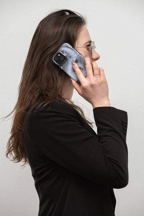 FORCELL F-PROTECT Mirage futerał kompatybilny z MagSafe do IPHONE 14 Plus marble mist