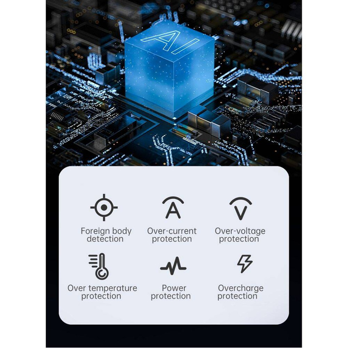 VEGER ładowarka indukcyjna 3w1 Qi 20W Y9 szara