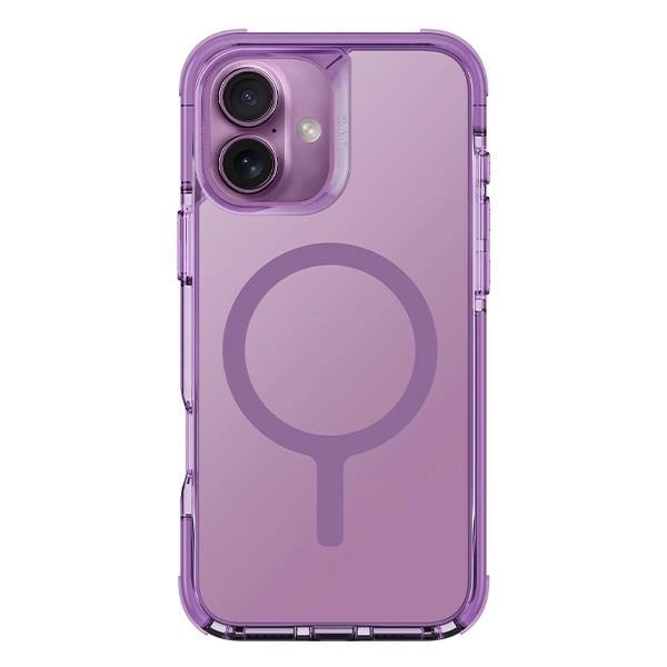 Etui UNIQ Combat iPhone 16 Plus 6.7" Magclick Charging różowy/grape pink