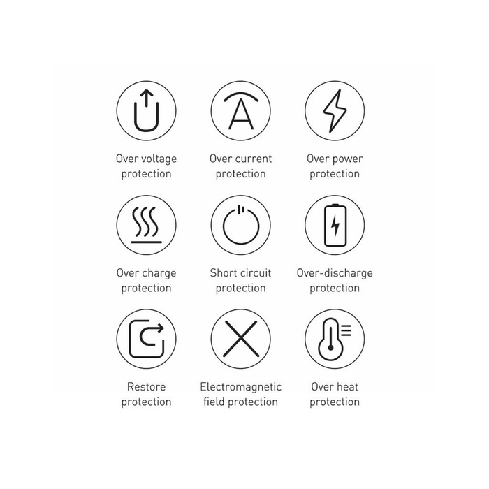 Baseus Bipow powerbank z szybkim ładowaniem 10000mAh 20W czarny (Overseas Edition) + kabel USB-A - Micro USB 0.25m czarny (PPBD050301)