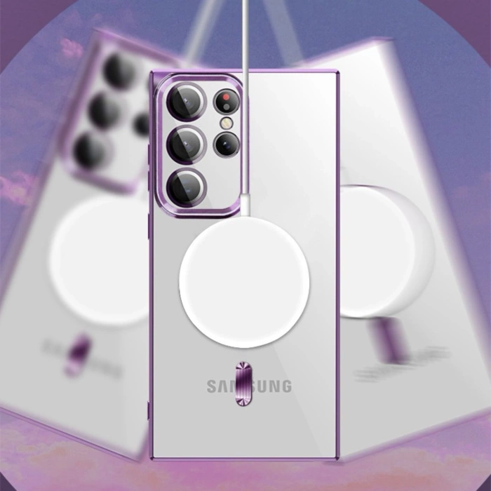 Etui Wozinsky Electroplated Magsafe na Samsung Galaxy S24 FE - czarne