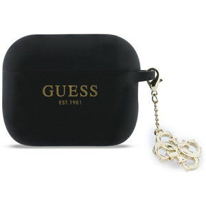 Etui Guess Silicone 4G Charm do AirPods  Pro 3 czarny