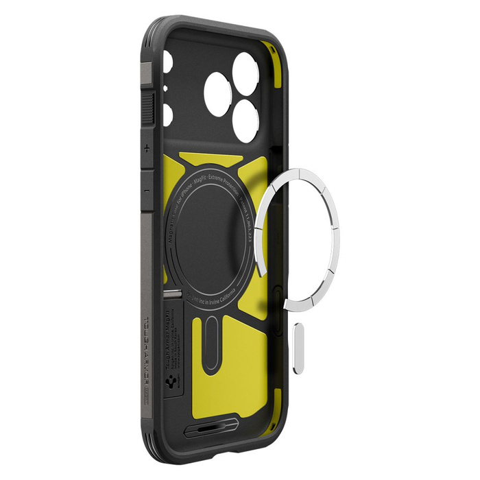 ETUI SPIGEN IPHONE 17 PRO TOUGH ARMOR ”T” MAG MAGSAFE GUNMETAL