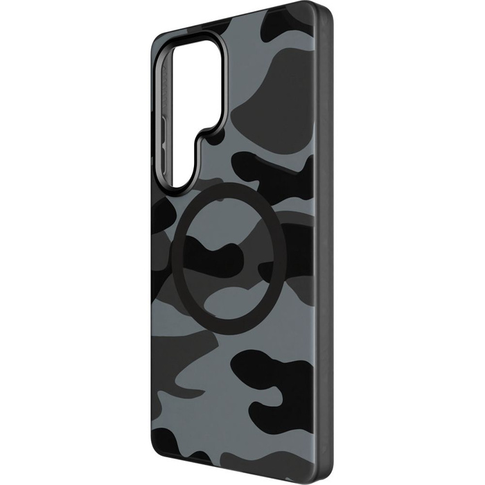 Etui na Samsung S25 ULTRA Forcell F-Protect Levels Dual Layer 4D technology zgodny z MagSafe Military Drop-Test black camo