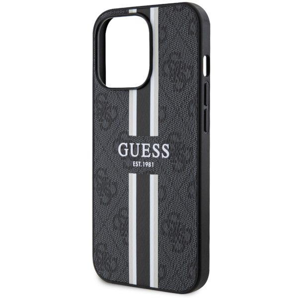 Etui Guess GUHMP13XP4RPSK iPhone 13 Pro Max 6,7" czarny/black hardcase 4G Printed Stripes MagSafe Case