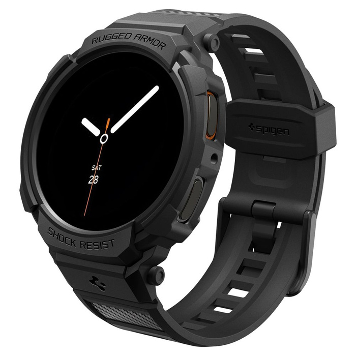 ETUI SPIGEN SAMSUNG GALAXY WATCH 8 44 MM RUGGED ARMOR ”PRO” MATOWE CZARNE
