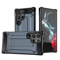 Hybrid Armor etui na Samsung Galaxy S25 Ultra pancerny hybrydowy pokrowiec - niebieskie