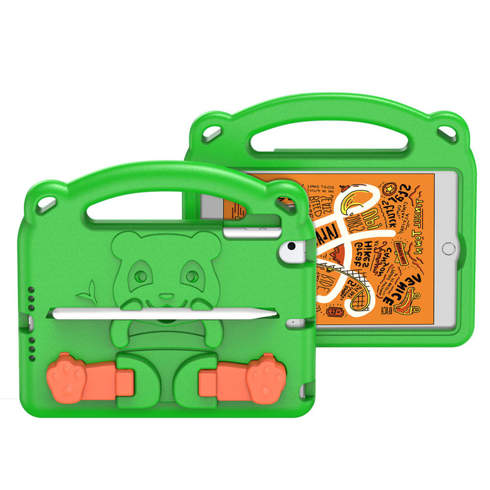 Dux Ducis Panda bezpieczne dla dzieci dziecięce miękkie etui do iPad mini 5 / 4 / 3 / 2 / 1 z miejscem na rysik żółty