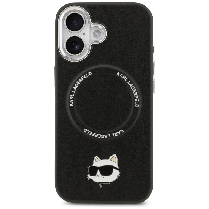 Etui Karl Lagerfeld Choupette Pin        MagSafe do iPhone 17 czarny