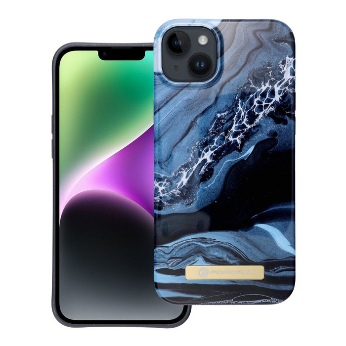 FORCELL F-PROTECT Mirage futerał kompatybilny z MagSafe do IPHONE 14 Plus ocean marble