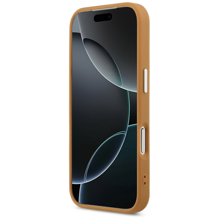 Etui Karl Lagerfeld Point & Metal Logo   MagSafe do iPhone 17 Pro brązowy