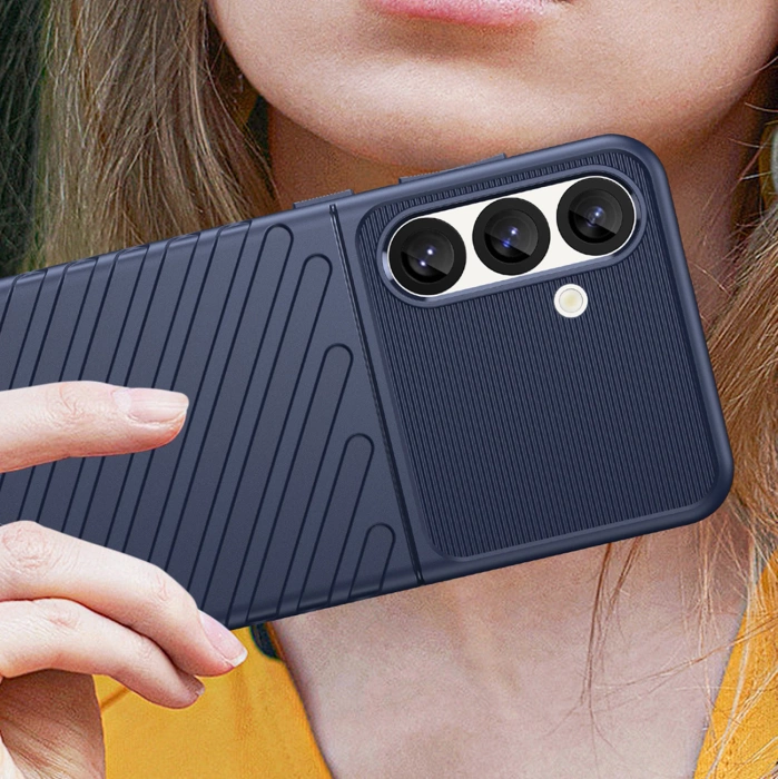 Thunder Case etui do Samsung Galaxy S25 silikonowy pancerny pokrowiec - niebieski