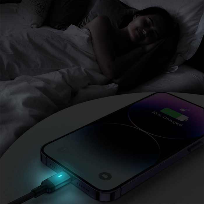 Joyroom kabel USB - Lightning 2.4A A10 Series 1,2 m czarny (S-UL012A10)