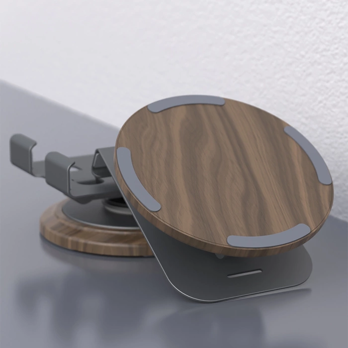 Podstawka do telefonu Dudao F17M 360° metalowa - szara