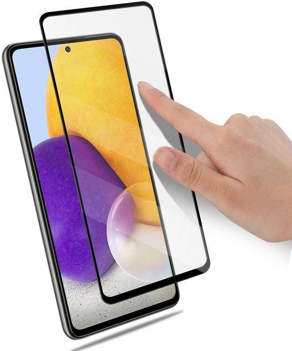 SZKŁO T-PHOX CP+ SAM A72 BLACK FULL GLUE